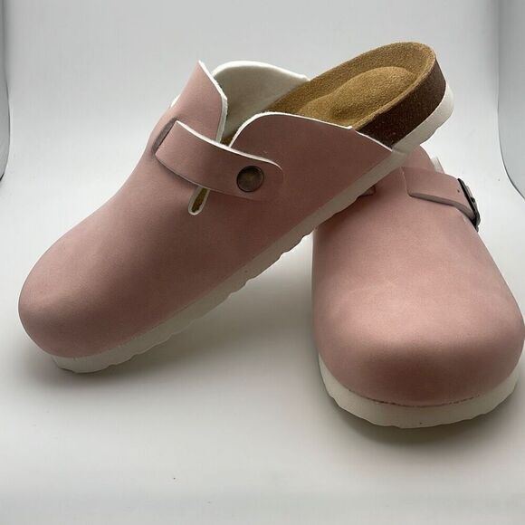 CUSHIONAIRE Women's Cork Footbed Clog SIZE 3 KIDS PINK - Picture 5 of 8
